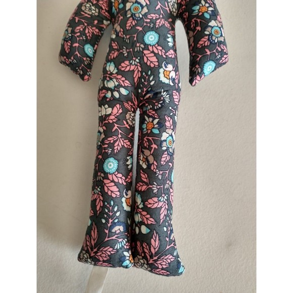 Dammit Doll 14" Stress Reliever Novelty Gift Idea Floral Hippie Retro Fabric - Picture 7 of 9